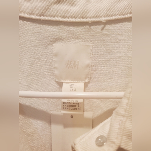 NWT H&M sleevless coat size Large - Picture 4 of 4